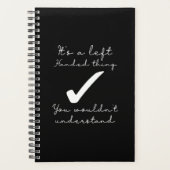 Het is een linker Behandelde ding - het Schrijven  Planner (Voorkant)