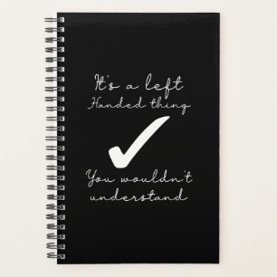 Het is een linker Behandelde ding - het Schrijven Planner