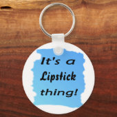 Het is een lipstick ding. sleutelhanger (Voorkant)
