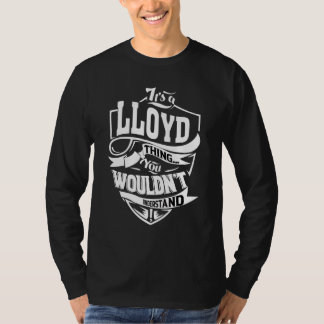 Het is een Lloyd Ding T-shirt