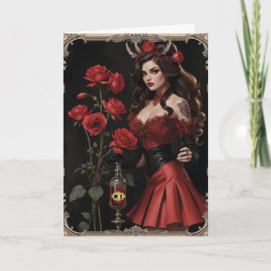 Het is een Love Potion Woman Valentijn Feestdagen Kaart