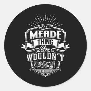 Het is een mager ding dat je naam VI niet zou begr Ronde Sticker