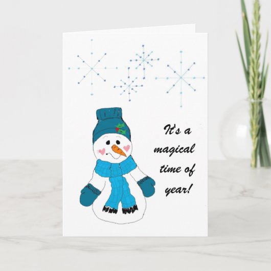 Het is een magisch seizoen feestdagen kaart (Voorkant)
