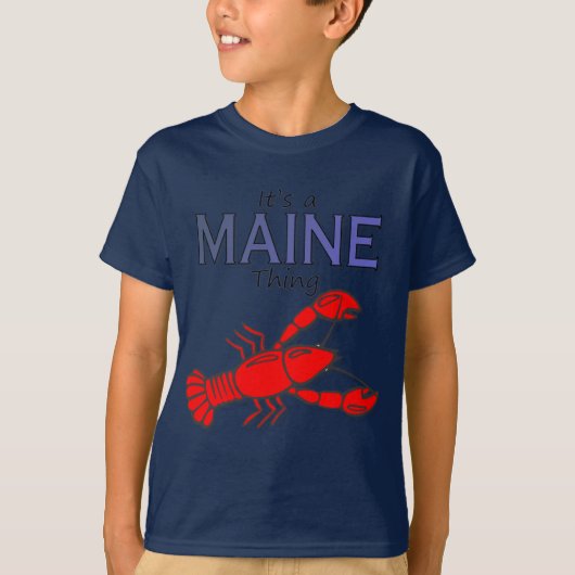 Het is een Maine Thing - Lobster T-shirt (Voorkant)
