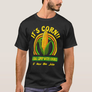 Het is een maïs, een grote klomp met knoppen. Hij  T-shirt