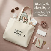 „Het is een mama-ding” boodschappentas — Cute Mini Grote Tote Bag