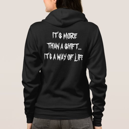 Het is een manier van leven hoodie (Achterkant)