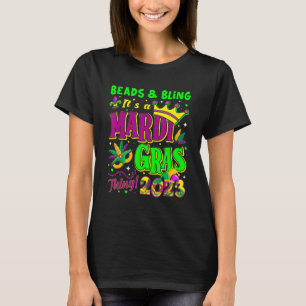 Het is een Mardi Gras Ding 2023 Mardi G T-shirt