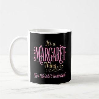Het is een Margaret-ding Roze Goud Vrouwen Cadeau Koffiemok