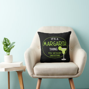 Het is een Margarita-ding Mixologist Cocktail Kussen