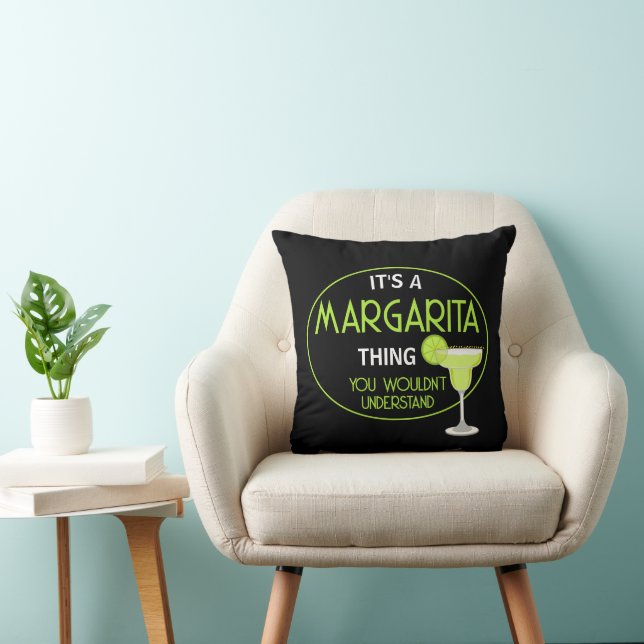 Het is een Margarita-ding Mixologist Cocktail Kussen (Stoel)