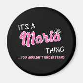 Het is een Maria ding dat je niet zou begrijpen Magneet (Voorkant)