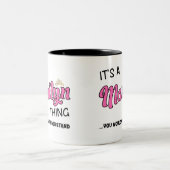 Het is een Marilyn ding dat je niet zou begrijpen Tweekleurige Koffiemok (Center)