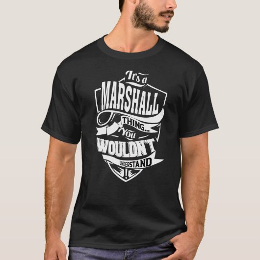 Het is een Marshall ding T-shirt (Voorkant)