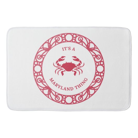 HET IS EEN MARYLAND DING (KRABBEN) BADMAT (Voorkant)