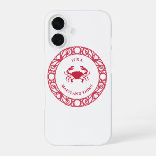HET IS EEN MARYLAND-DING (KRABBEN) iPhone / iPad h 16 Hoesje