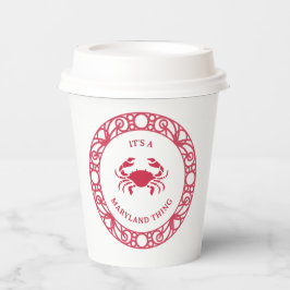 HET IS EEN MARYLAND DING (KRABBEN) PAPIEREN BEKERS