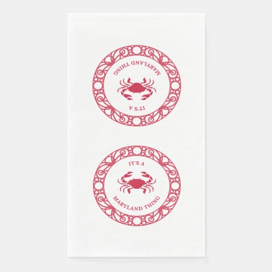 HET IS EEN MARYLAND DING (KRABBEN) SERVET (Voorkant)