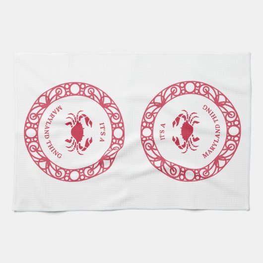 HET IS EEN MARYLAND DING (KRABBEN) THEEDOEK (Horizontaal)