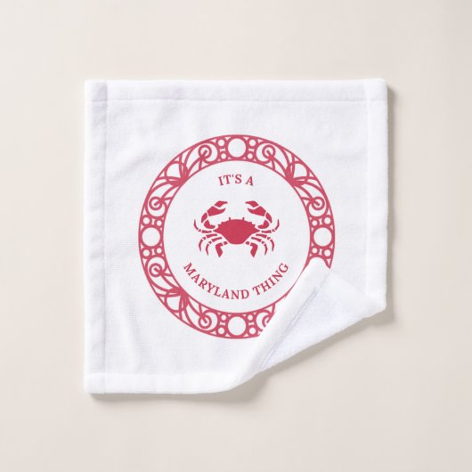 HET IS EEN MARYLAND DING (KRABBEN) WASHANDJE (Wasdoekje)