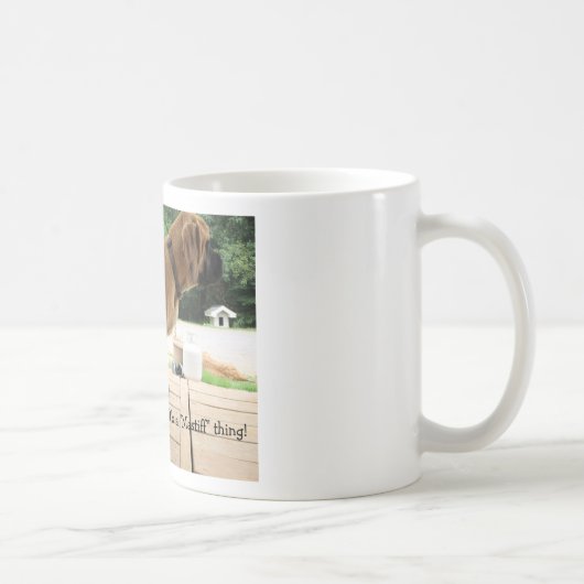 Het is een "Mastiff" ding! Engelse Mastiff-foto Mok (Rechts)