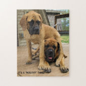 Het is een "Mastiff" ding! Engelse Mastiff-hondenp Legpuzzel (Verticaal)