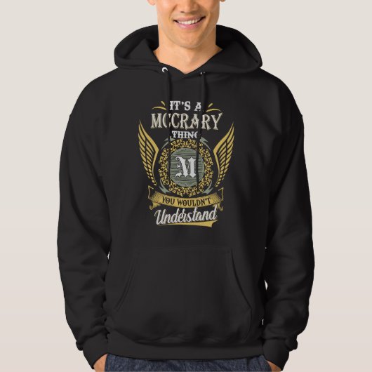 Het is een Mccrary-ding dat je niet kunt begrijpen Hoodie (Voorkant)