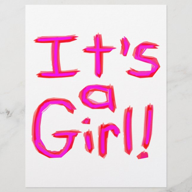 Het is een meisje! (Voorkant)