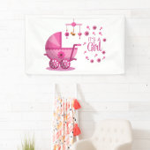Het is een meisje 3x5 vinyl banner (Insitu)