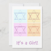 Het is een meisje. aankondiging (Voorkant)