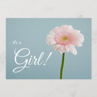 Het is een meisje! aankondiging