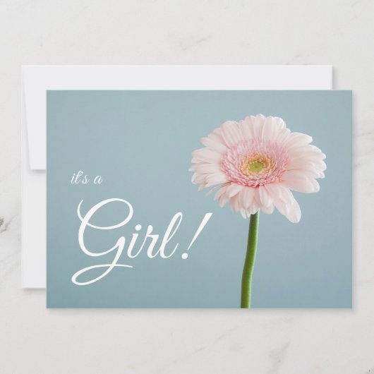 Het is een meisje! aankondiging (Voorkant)