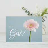 Het is een meisje! aankondiging (Staand voorkant)