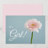 Het is een meisje! aankondiging (Voorkant / Achterkant)