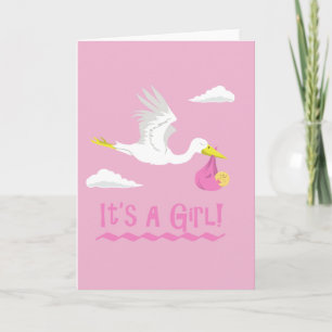 Het is een meisje! aankondiging