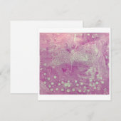 Het is een meisje aankondiging Kaart (Voorkant / Achterkant)