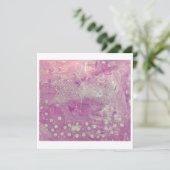 Het is een meisje aankondiging Kaart (Staand voorkant)