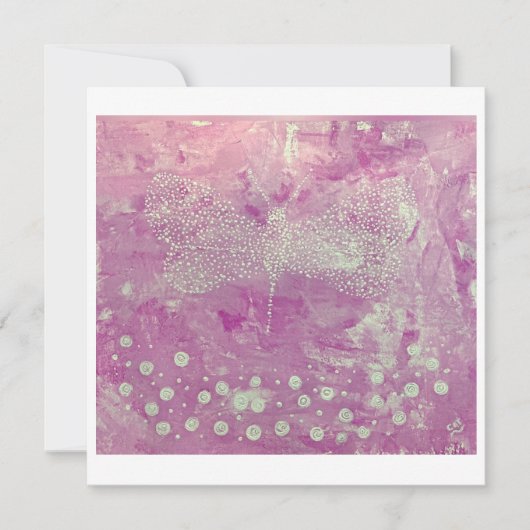 Het is een meisje aankondiging Kaart (Voorkant)