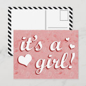 het is een meisje : aankondiging paisley (Voorkant / Achterkant)