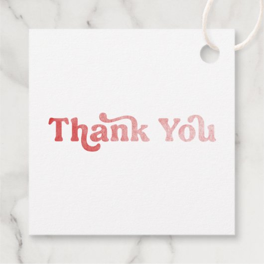 Het is een Meisje Baby Dingen Roze Meisje Baby sho Bedankjes Labels (Achterkant)