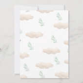 Het is een meisje Baby Kleding Baby shower uitnodi Kaart (Achterkant)