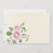 Het is een meisje  baby koets douchefeest kaart (Achterkant)