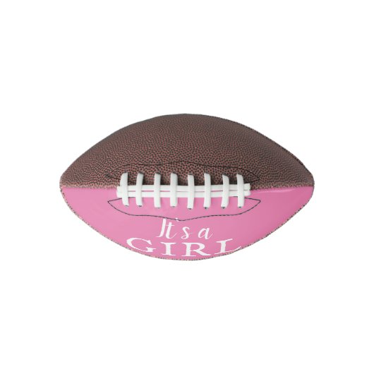 Het is een meisje-baby-meisje-Baby shower American Football (Voorkant)