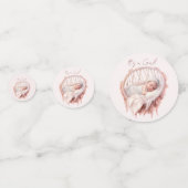 Het is een meisje! Baby meisje in een kast Confetti (Voorkanten)