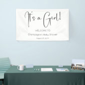 Het is een meisje Baby shower banner (Beurs)