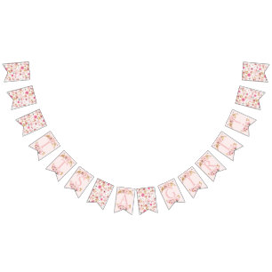Het is een meisje Baby shower banner – Blush Pink 