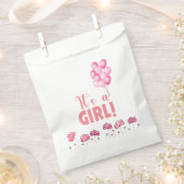 Het is een meisje Baby shower Bedankzakje (Geknipt)