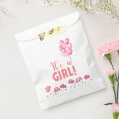 Het is een meisje Baby shower Bedankzakje (Gezegeld)