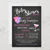 Het is een meisje Baby shower Brunch Party Invitat Kaart (Voorkant)