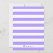 Het is een meisje Baby shower Brunch Party Invitat Kaart (Achterkant)